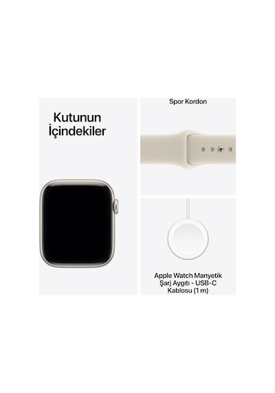 Apple MJKW4TU/A Watch SE 3 GPS 40 MM M/L Akıllı Saat (Distribütör Garantili)