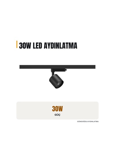 Goya 30w Dimlenebilir Samsung Ledli Ray Spot Mağaza Aydınlatma Armatürü - Gy-3656 Diğer