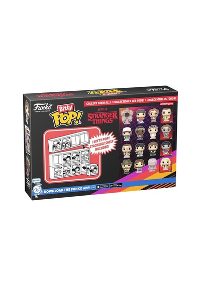Bitty Pop Television: Stranger Things - 4 Pack Season 1 Series 1