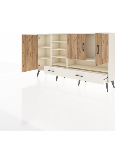 Arges Konsol 8 Raflı 2 Çekmeceli 3 Kapaklı 176x30x99 Aytaşı-çam/aytaşı Atlas Çam/aytası - Aytası Arges Konsol 8 Raflı 2 Çekmeceli 3 Kapaklı 176x30x99 Aytaşı-çam/aytaşı Atlas Çam/aytası - Aytası