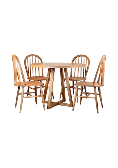 Piramid Natural Ahşap Yemek Masası 90x90 Natural Ayak - Natural Üst Piramid Natural Ahşap Yemek Masası 90x90 Natural Ayak - Natural Üst
