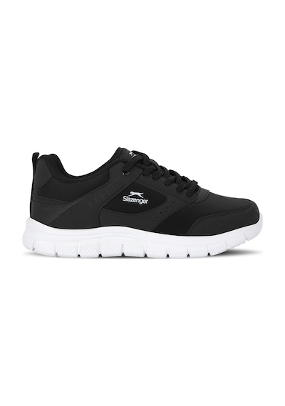 Slazenger Genfıt Kadın Siyah / Beyaz Koşu & Yürüyüş Spor Ayakkabısı Beyaz - Siyah