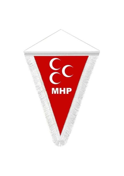 Milliyetçi Hareket Partisimhp Üçgen Flama Bayrak 1