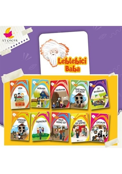 Ay Çocuk 2. Ve 3. Sınıf Leblebici Baba Hikaye Seti 10 Kitap 2023