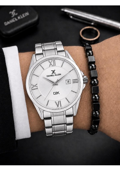 Daniel Klein Damat Ve Takım Elbiseye Özel 2 Yıl Garantili Çelik Kordon Erkek Kol Saati Vs.blkt.1178 Gümüş