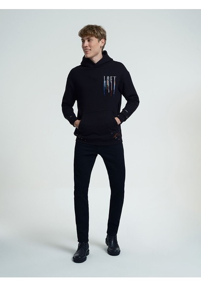 LOFT Relax Fit Erkek Sweatshirt Lf2034198 Q1.v1 Siyah