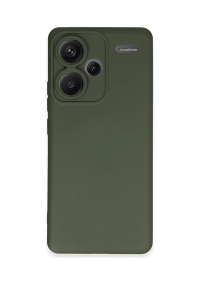 Uryport Xiaomi Redmi Note 13 Pro Plus Kılıf Nano İçi Kadife Silikon - Koyu Yeşil