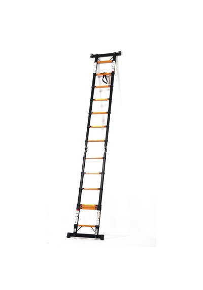 Cardilife 2.2 + 2.2 Metre Teleskopik Çelik Merdiven 7+7