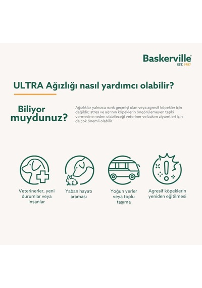 Company Of Animals Baskerville Ultra Ağızlık, Boyut 2