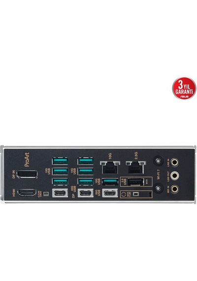 Asus Proart X870e-creator Wıfı, 4xddr5, 4xm.2, Hdmı, Dp, Type-c, Pcıe 5.0, Wi-fi 7, Bluetooth V5.4, Am5 Soket Gamıng Anakart