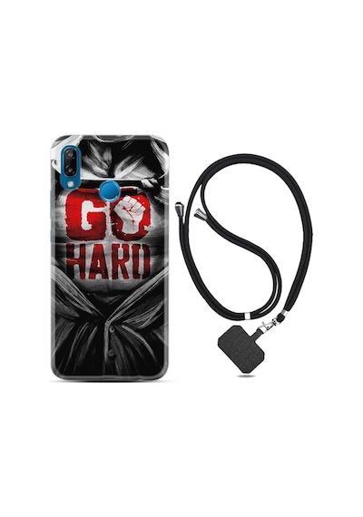 Huawei P20 Lite Kılıf Boyun Askılı Go Hard 1838