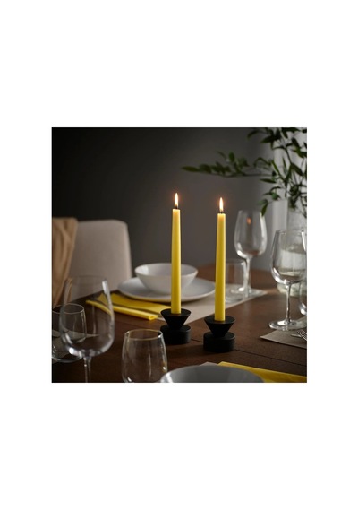 Ikea Klokhet 8'li Şamdan Mumu 2,2 X 25 Cm Sarı Çok Renkli