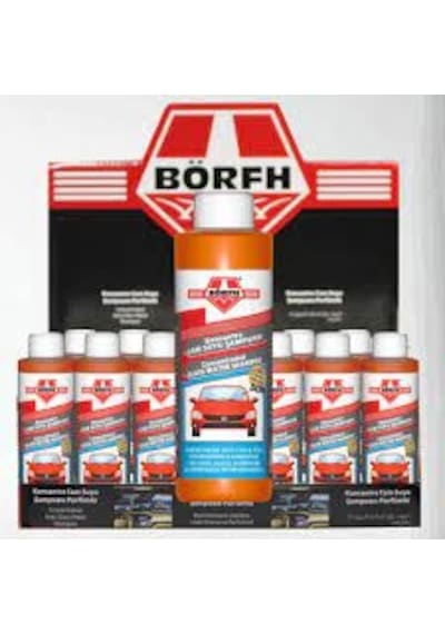 Börfh - 32 ML Konsantre Cam Suyu Şampuanı - 25 Adet