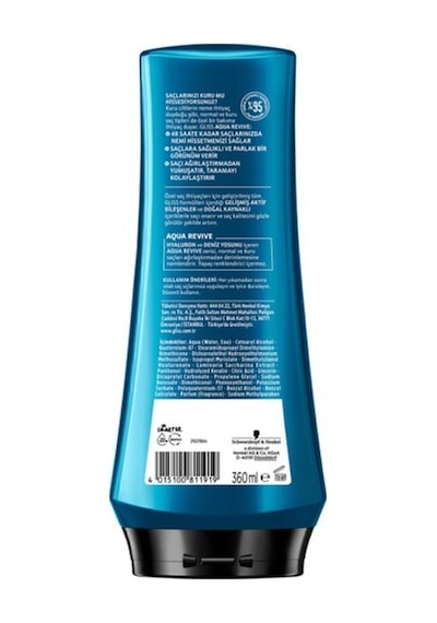Gliss Aqua Revive Nemlendirici Saç Kremi 360 ML