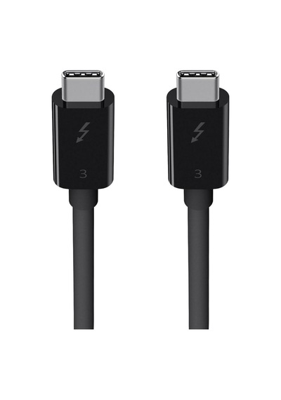 Belkin Thunderbolt 3 100w 40gbps Usb-c - Usb-c Kablosu 2 Metre, Siyah - F2cd085bt2m-blk - Teşhir