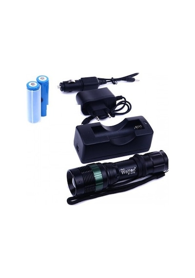 Black Watton Wt-037-Şarjlı Zoomlu Acil Durum Feneri