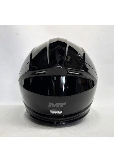 Mt Kask Fu935sv Genesis Sv Pure A1 Çene Açılır Kask Parlak Siyah Sİyah