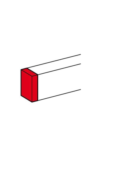 010722 Dlp 35x80 Ve 50x80 Mm Kanal İçin Sonlandırma Kapağı