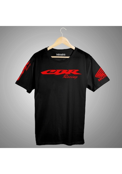 Cbr Racing Baskılı Tişört Siyah