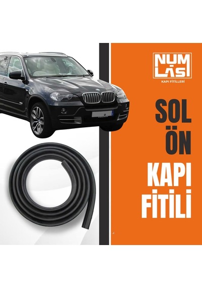 Bmw X5 E70 2007-2013 Kadifeli Sol Ön Kapı Fitili-a Kalite-numlas-nm5121
