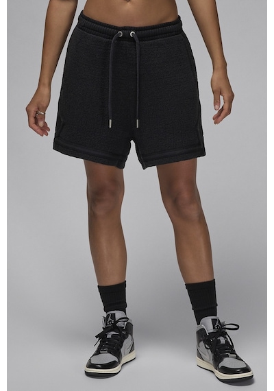 Nike Air Jordan Loose Fit Women's Knit Shorts Kadın Bol Kesim Örgü Şort Siyah Siyah