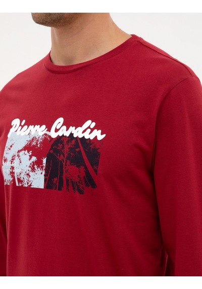 Pierre Cardin Erkek Bordo Pijama Takım 50322631-900 Bordo