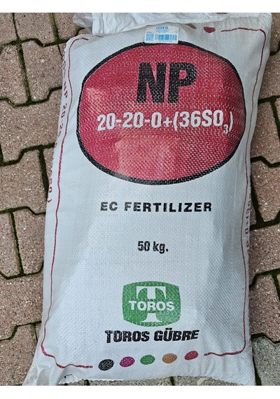 20.20.0 Npk Taban Gübresi Azot, Fosfor Kükürtlü Kompoze Gübre 5kg