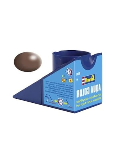 Kahverengi İpek Su Bazlı Maket Boyası, 18 Ml Boyutunda 0,15 L