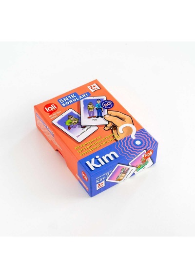 5N1K Konuşma Becerisine Destek ''Kim'' Kart Oyunu - Lali Yayınları