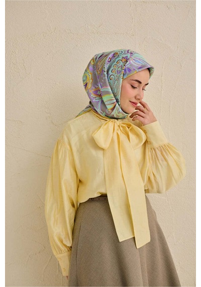 Silk Home Twill İpek Eşarp 11504-07 Mor