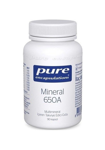 Pure Encapsulations Mineral 650A 90 Kapsül