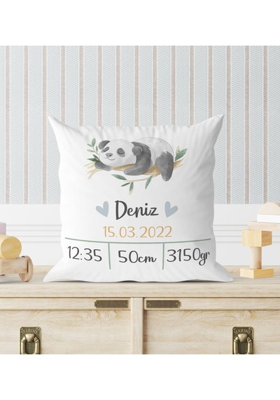 BK Gift Yeni Doğan Bebek Doğum Panosu Yastık - Model 9