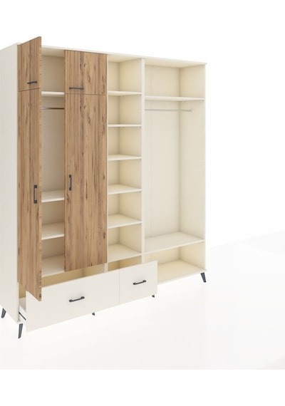 Hyperion Dolap 12 Raflı 2 Çekmeceli 2 Askılı 220x44x243 Aytaşı-çam/aytaşı Atlas Çam/aytası Hyperion Dolap 12 Raflı 2 Çekmeceli 2 Askılı 220x44x243 Aytaşı-çam/aytaşı Atlas Çam/aytası