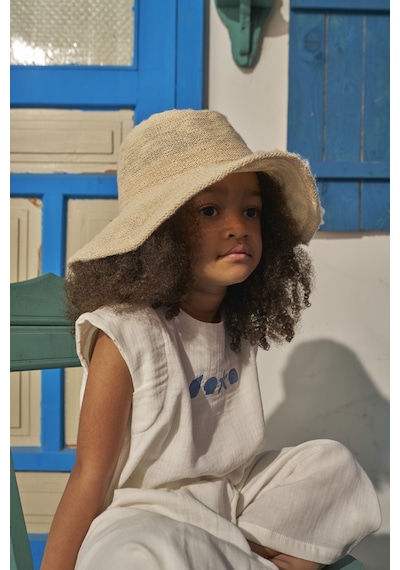 Ohlalakoala Mare Linen Kruvaze Pantolonlu Takım Beyaz