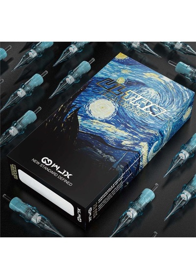 Wjx Ultra Cartridges - 1219 Rm-2 Round Magnum Medium Taper - Kartuş Dövme İğnesi