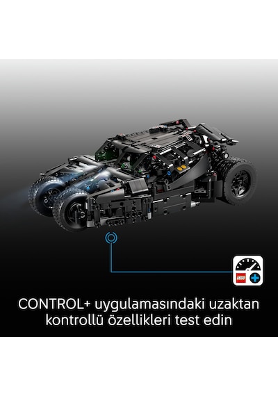 LEGO® Technic Batmobile™ Tumbler 42239 - 12 Yaş ve Üzeri Çocuklar için Şarj Edilebilir Pil İçeren Oyuncak Yapım Seti (719 Parça)