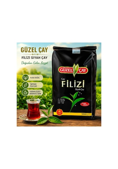 Guzel Cay Sıyah Fılız 1000 Gr