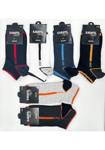 Karayel Çorap Sport Çorap Seti 6 Çift