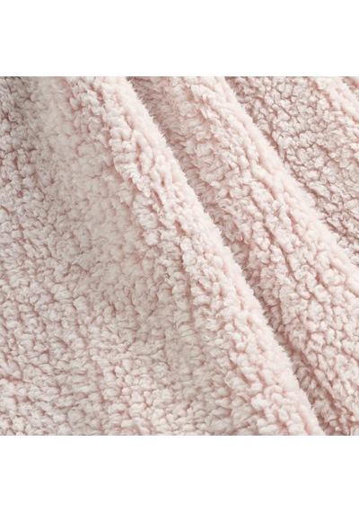 Lexroo Sherpa Püsküllü Saçaklı Battaniye, 152,4 Cm X 127 Cm, Kırmızı