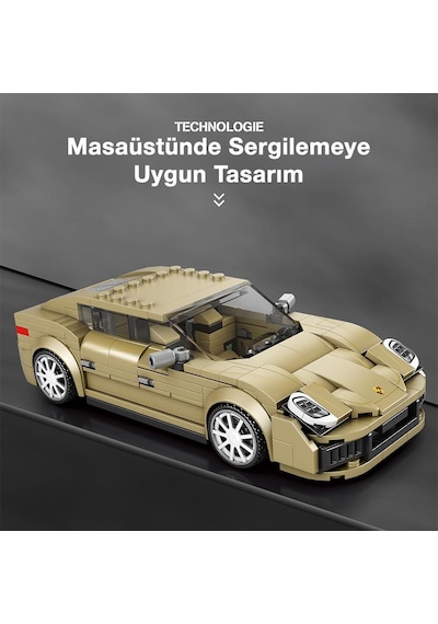 Reobrix Creator 821 Porsche Panamera Spor Araba Yaratıcı Yapı Blok Seti Building Blocks - 324 Parça