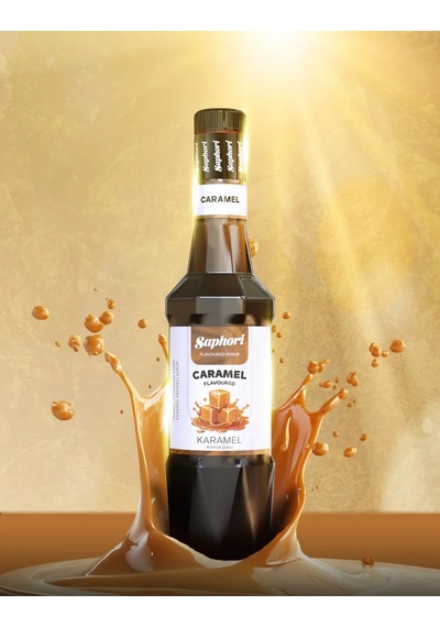 Saphori Karamel Aromalı Kokteyl Şurubu Karamel Şurubu 700 Ml