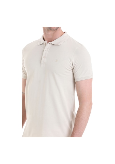 Hatemoğlu 3536etc22c02 Regular Fit Pamuk Polo Yaka Erkek Tişört Bej