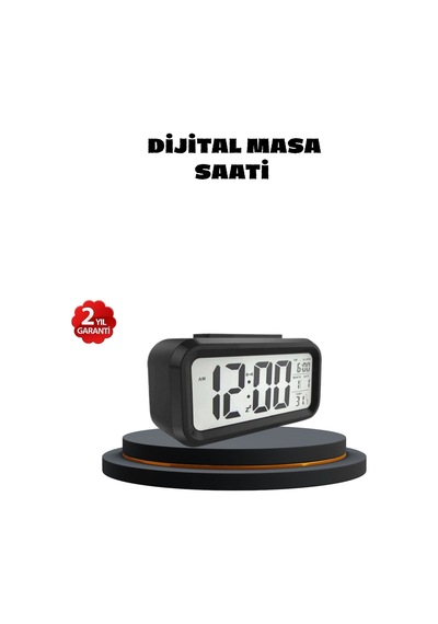 Mey İthalat Sensörlü Dijital Masa Saati Alarm Ve Sıcaklık Göstergeli Diğer