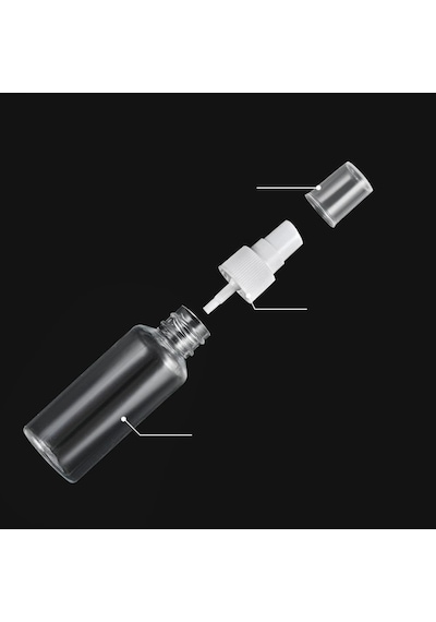 30 Ml Şeffaf Sprey Şişesi Boş Pet Şişe Kozmetik Atomizer 2'li