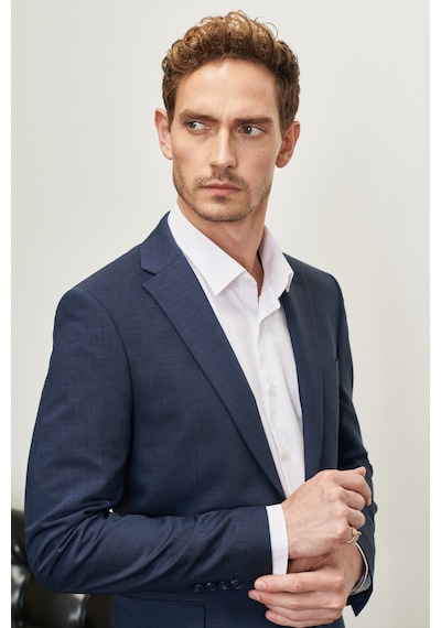 AC&Co / Altınyıldız Classics Slim Fit Dar Kesim Mono Yaka Desenli Yünlü Takım Elbise Çok Renkli AC&Co / Altınyıldız Classics Slim Fit Dar Kesim Mono Yaka Desenli Yünlü Takım Elbise Çok Renkli