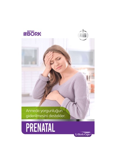 Prenatal 30 Likit Kapsül Parafinsiz Hamilelik Dönemi Omega3 Biotin İyot Methyl Folat İçeren Vitamin