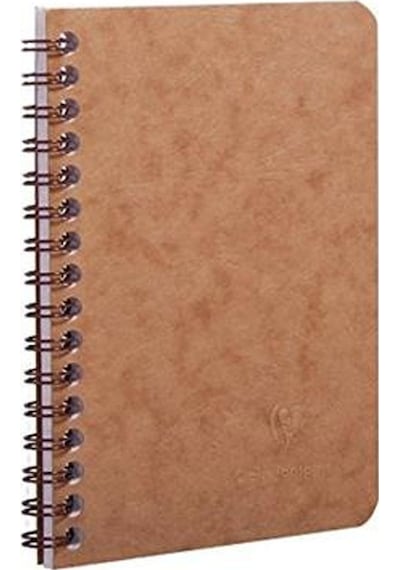 Clairefontaine Age Bag Wirebound A6 Kareli Defter Taba 78592c