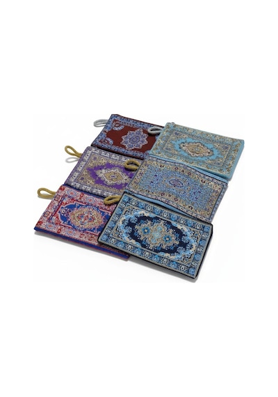 Bez Cüzdan 6 Adet Kilim Desenli Bez Cüzdan Hediyelik 10x15cm Desenli Bez Cüzdan Hediyelik Cüzdan