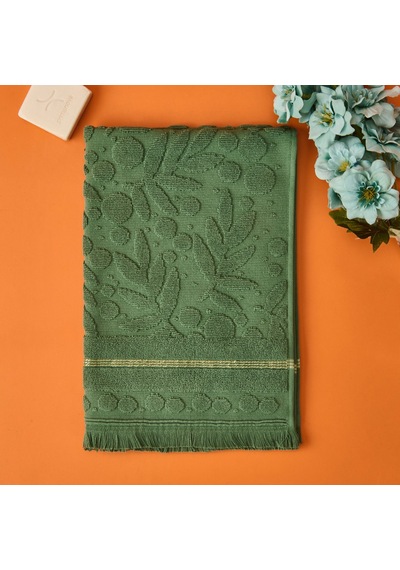 Soft Zeleno Ayak Havlusu - Gri - 50x70 Cm Renkli