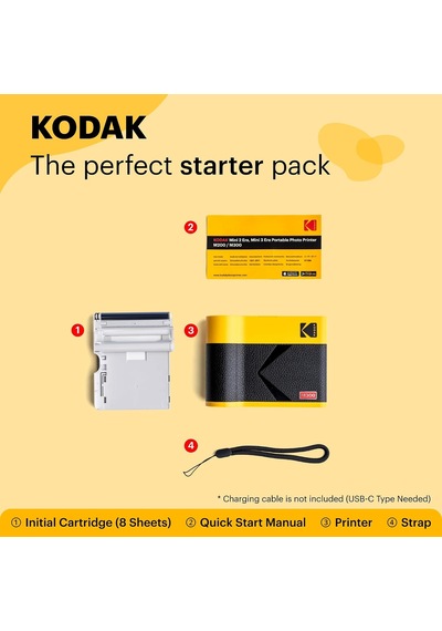 Kodak Mini 3 Era Sarı 3x3 Çok Renkli
